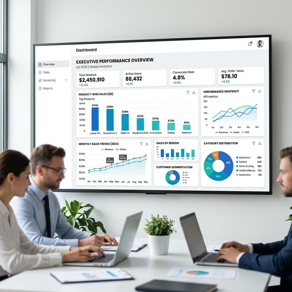 Comprehensive Reports Dashboard