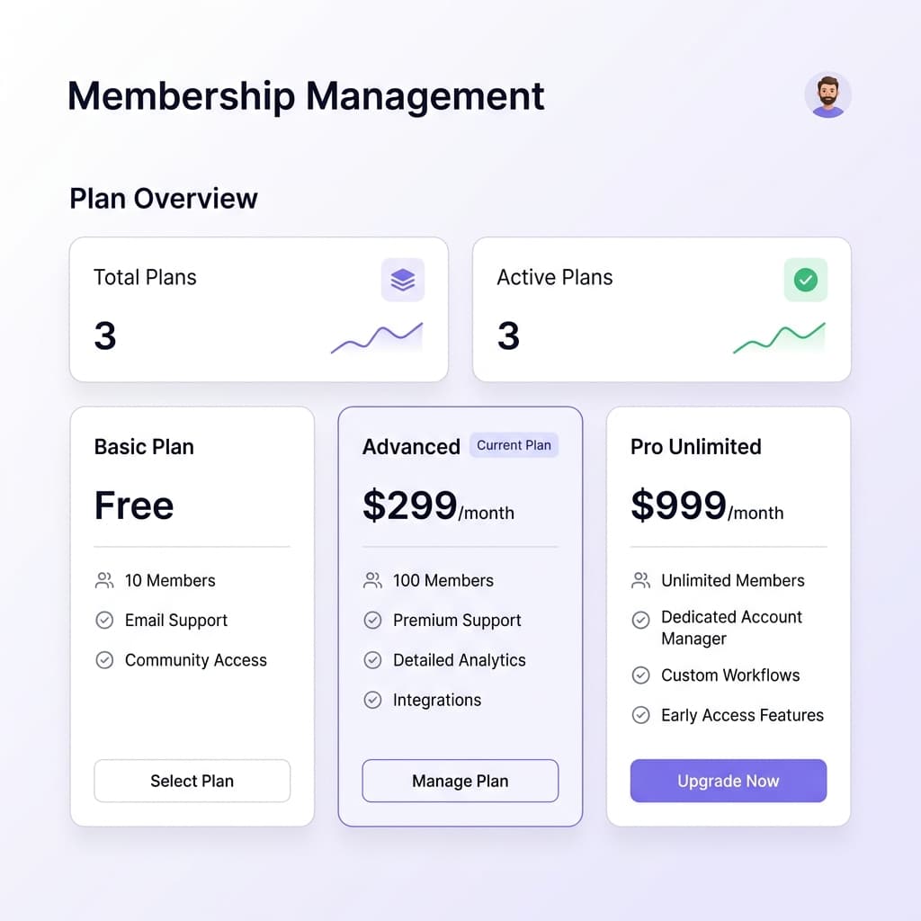 Exovanta Pricing and Memberships